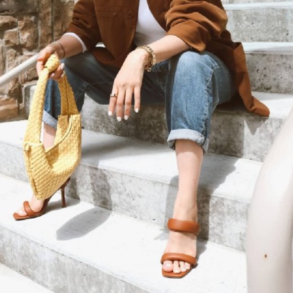 Rita Ora x Shoedazzle Turned Up Two Strap Heels - Picture 15 of 16